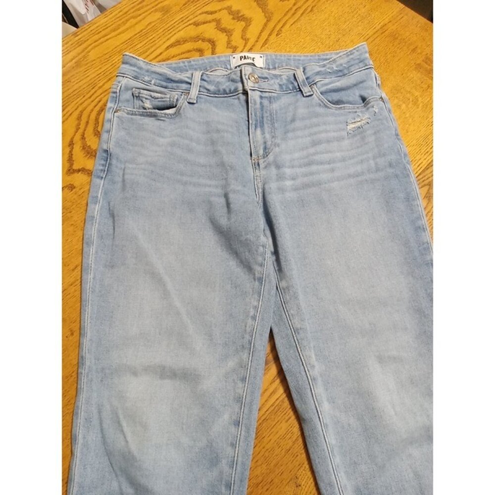 PAIGE Womens Jeans 26 BLUE BRIGITTE Preowned Work Casual Summer Spring Winter - Picture 2 of 11